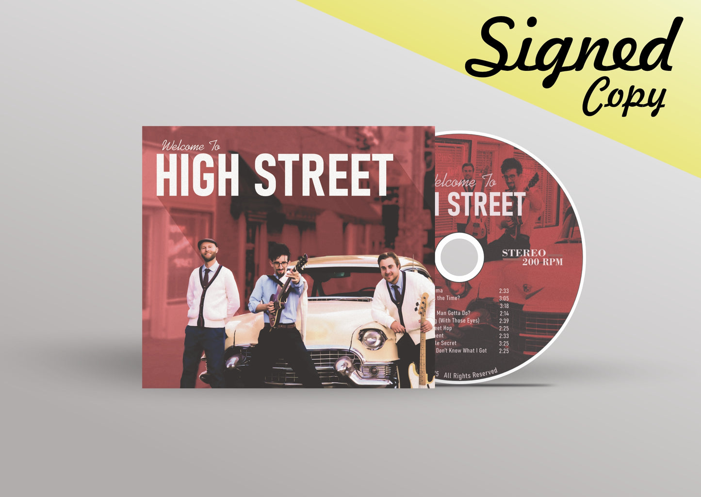 ON SALE(while supplies last)"Welcome to High Street" CD - SIGNED First Pressing