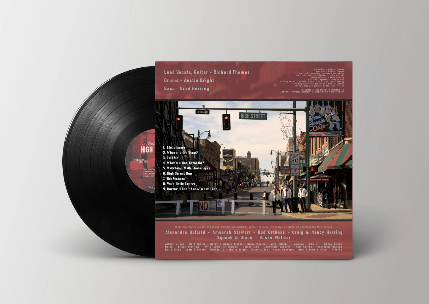 "Welcome to High Street" Vinyl Record - SIGNED First Pressing