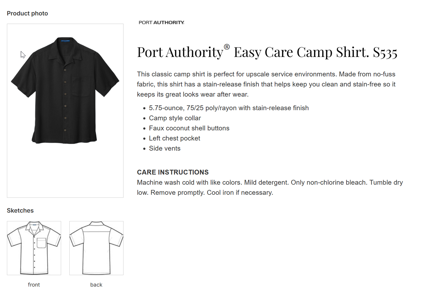Rock and Roll Bowler Shirt - Black