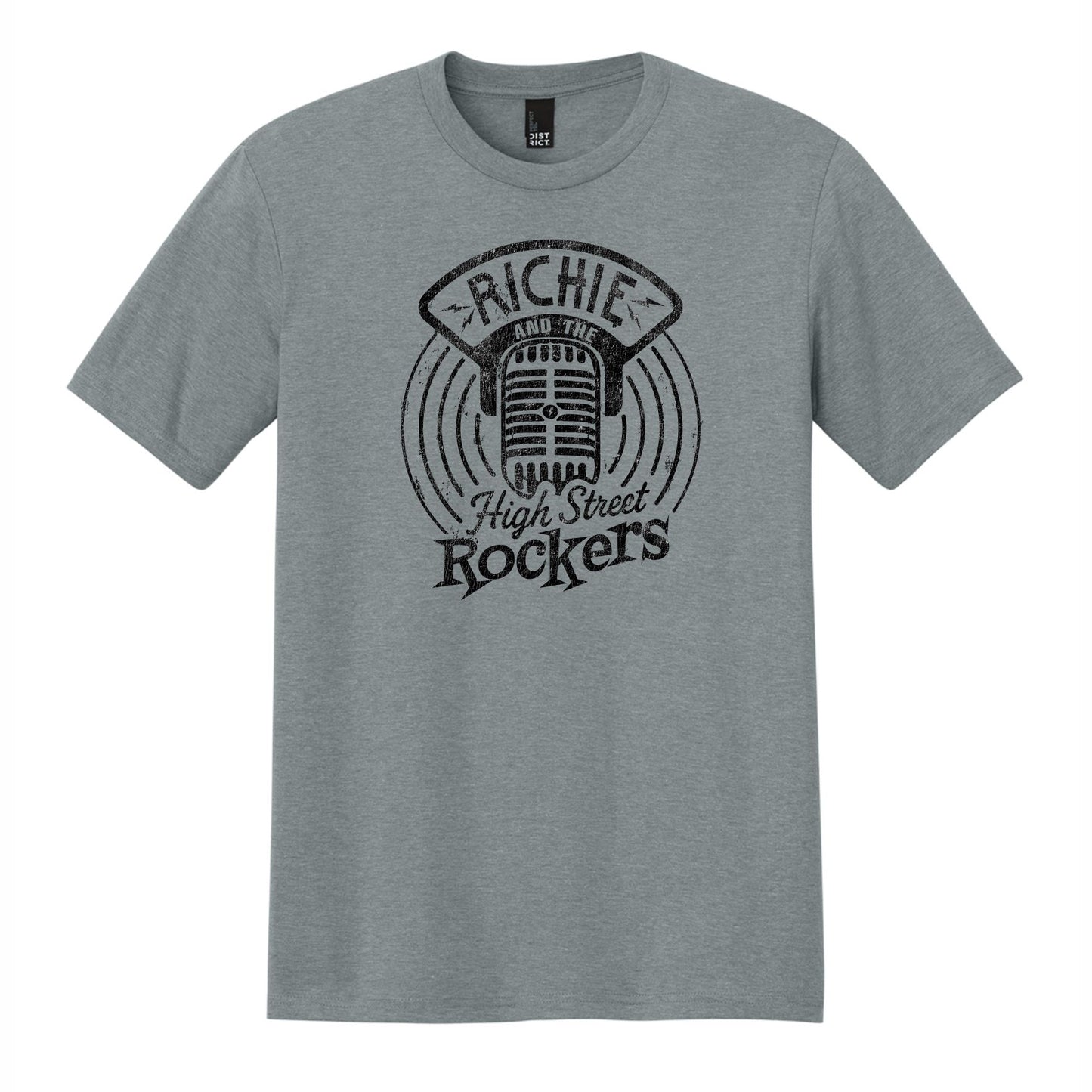 "Microphone" Tee - Gray