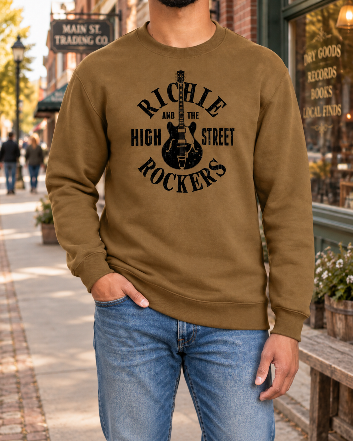 Guitar Crewneck Sweatshirt