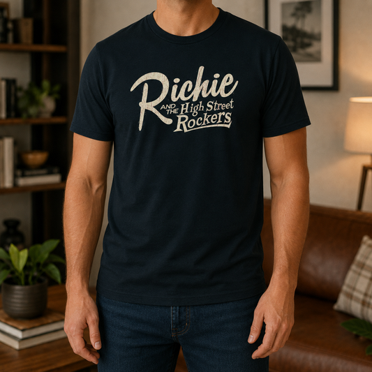 High Street Rockers Tee - Navy
