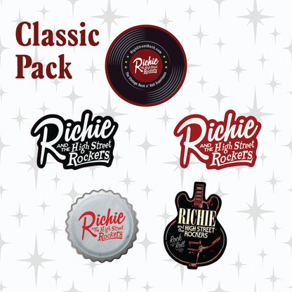 Rock & Roll Decal Packs – Set of 5