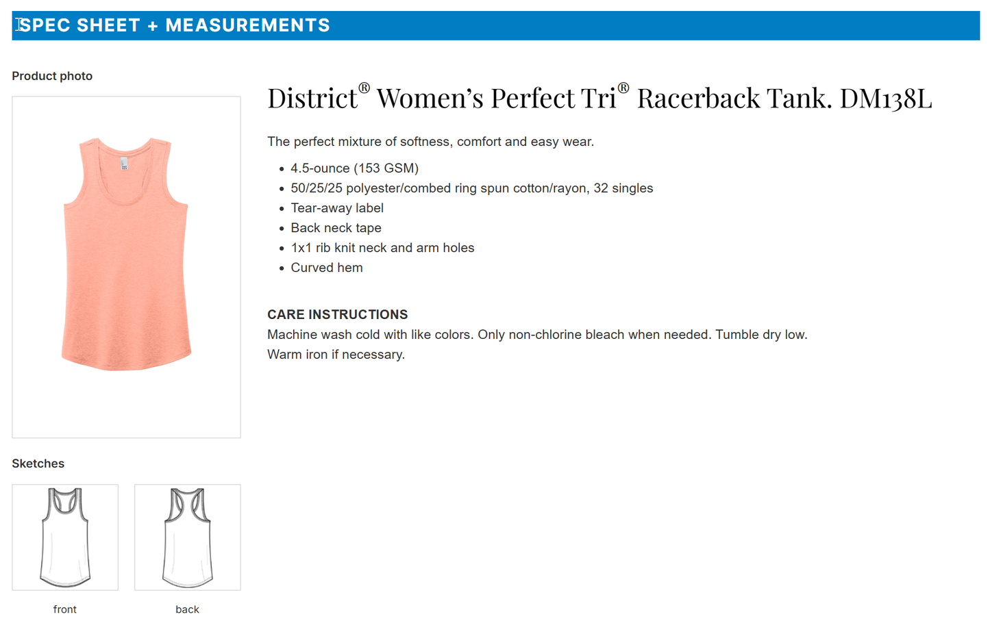 HSR Ladies Tank