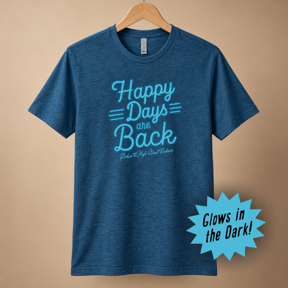"Happy Days are Back" GLOW Tee