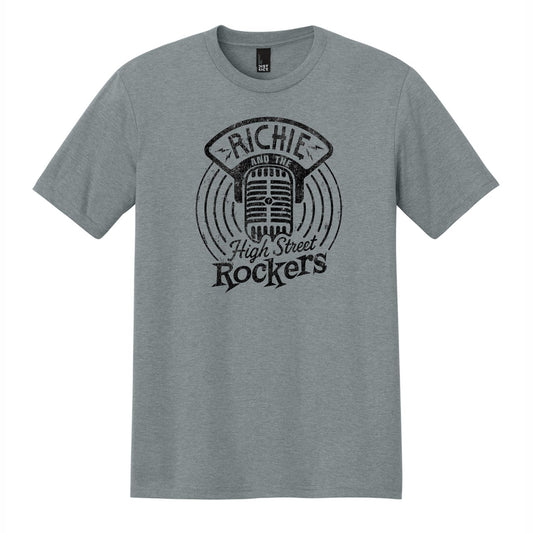 "Microphone" Tee - Gray