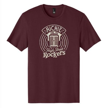 "Microphone" Tee - Maroon