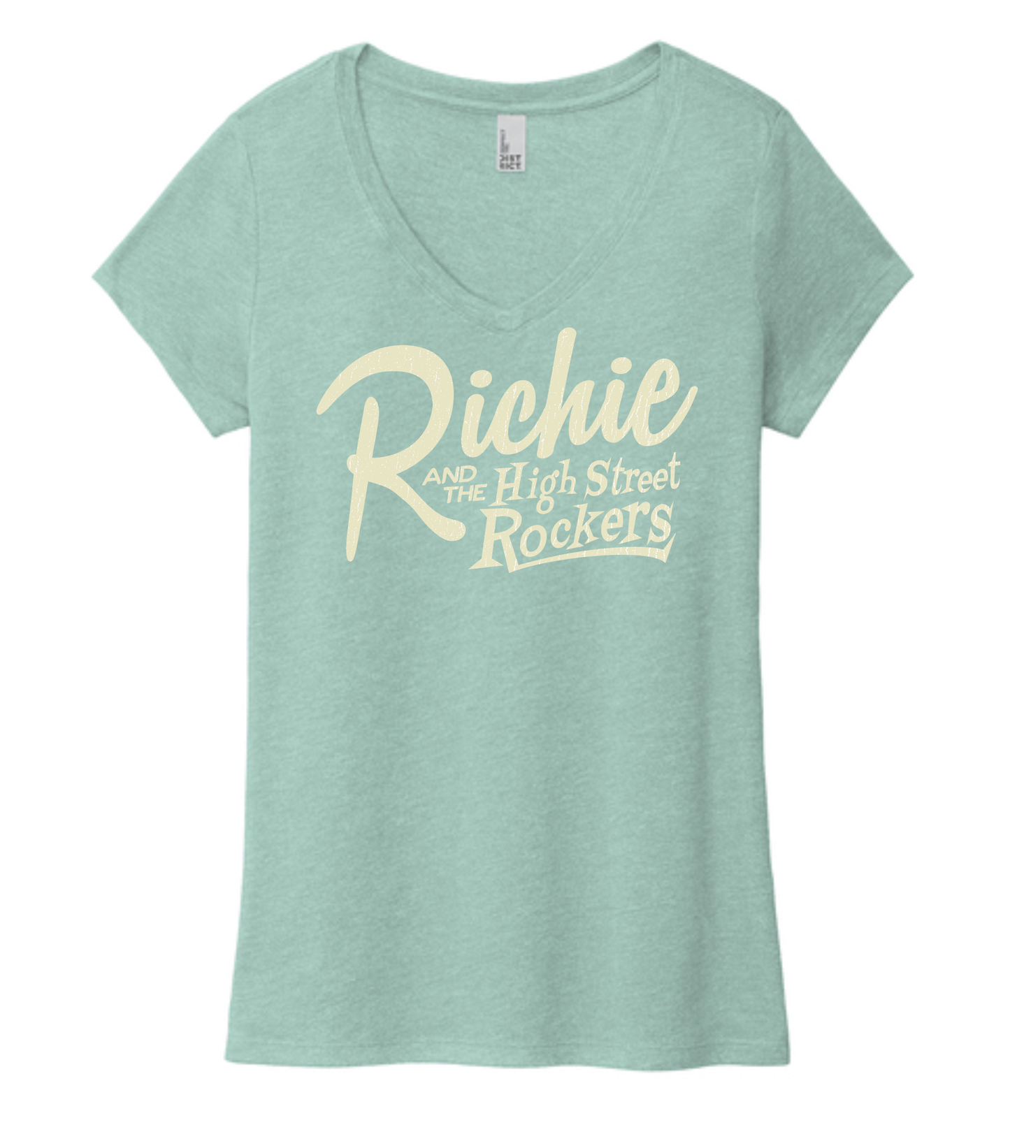 HSR Ladies V-Neck Tee - Sage