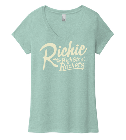HSR Ladies V-Neck Tee - Sage